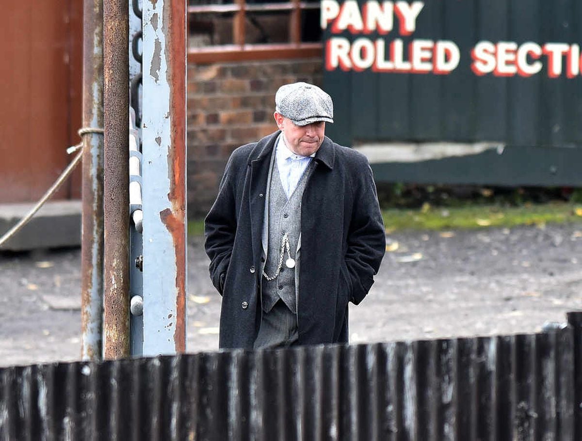 The Black Country Museum gets ready for the filming of Peaky Blinders
