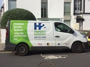 An HS2 Property Services van