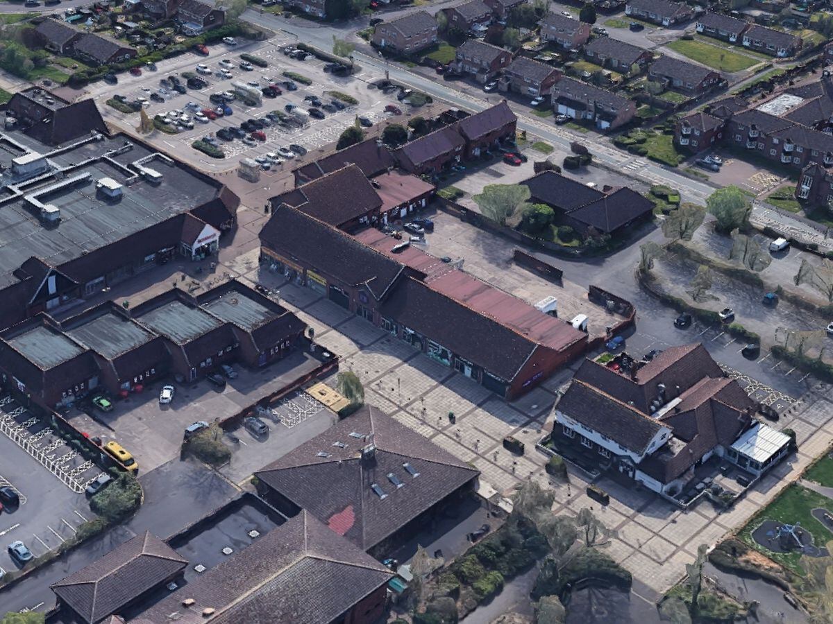 The first incident happened outside Sainsbury's, left, and the second outside The Wrottesley Arms, right. Photo: Google