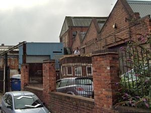 Some of the older factory units in Sunbeam Street, Blakenhall, Wolverhampton.