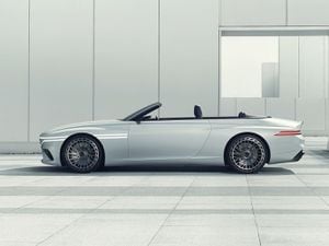The Genesis X Convertible is a striking electric drop-top