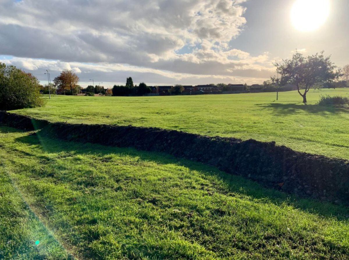 Soil banks have been created at Coppice Farm in Willenhall to stop travellers getting on site following incursions during the summer. Photo: Adam Hicken
