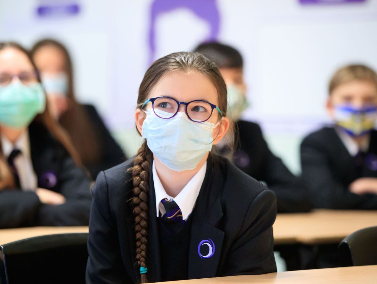 Pupils will be required to wear face masks in class to help lessen the risk of spreading Covid