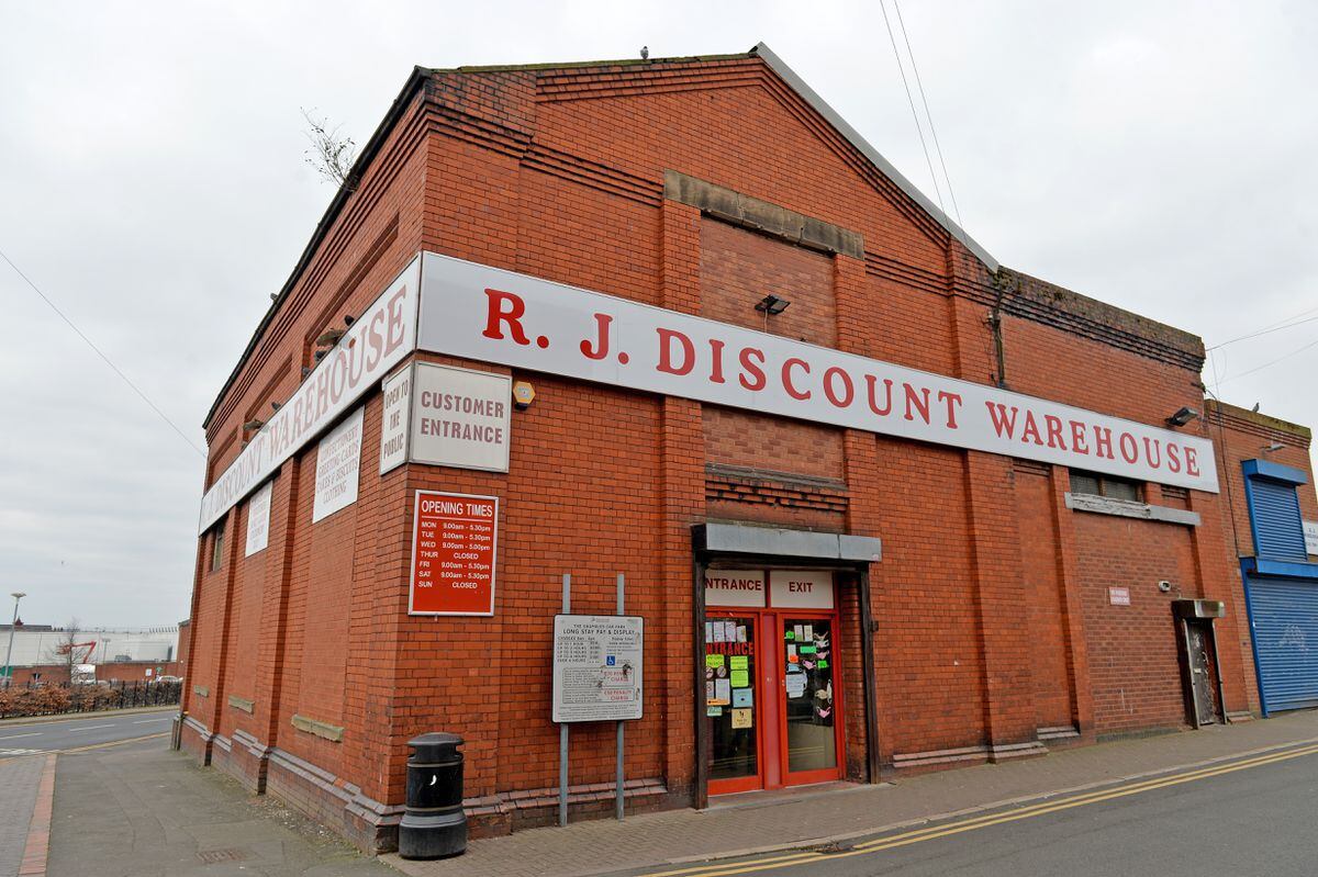 R J Discount warehouse in Wednesbury was broken into Sunday night, which was fourth time in few weeks  