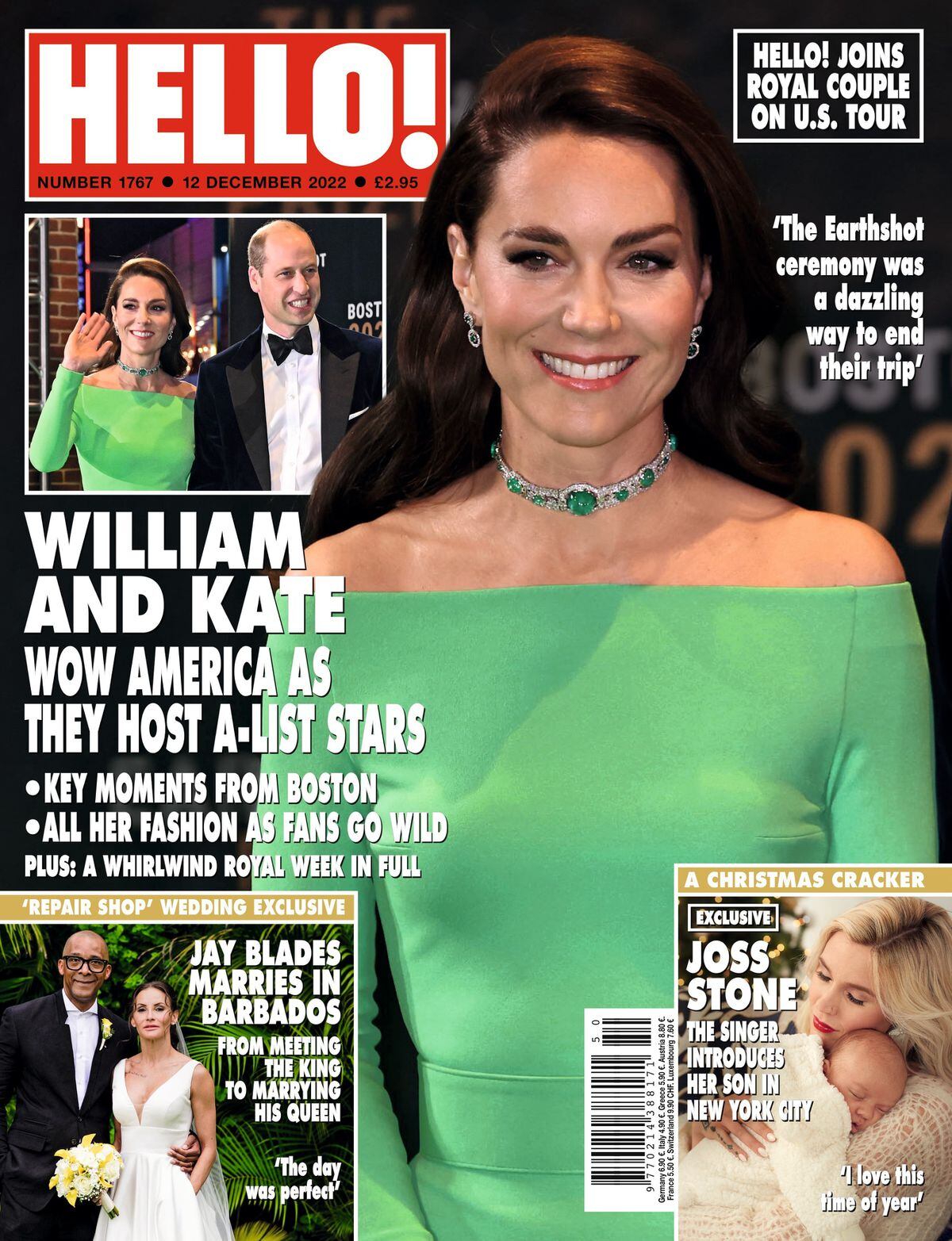 The latest edition of Hello! magazine has the happy coupl e on its front page