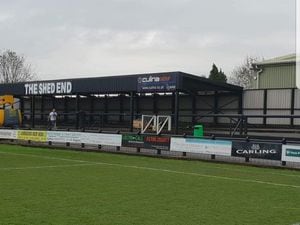 The new Shed End. Picture: Stafford Rangers FC