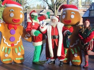 The Sutton BID team put on a host of events for Christmas, with Santa and the Grinch among the guests 