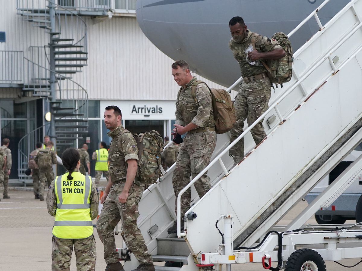 Off to Ukraine? British troops