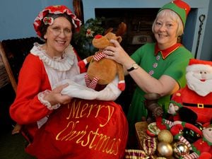 Museum of Cannock chase 'Mission Chritmas'. Pictured left, Diane Lear-Hargreaves and Trish Beckley. 