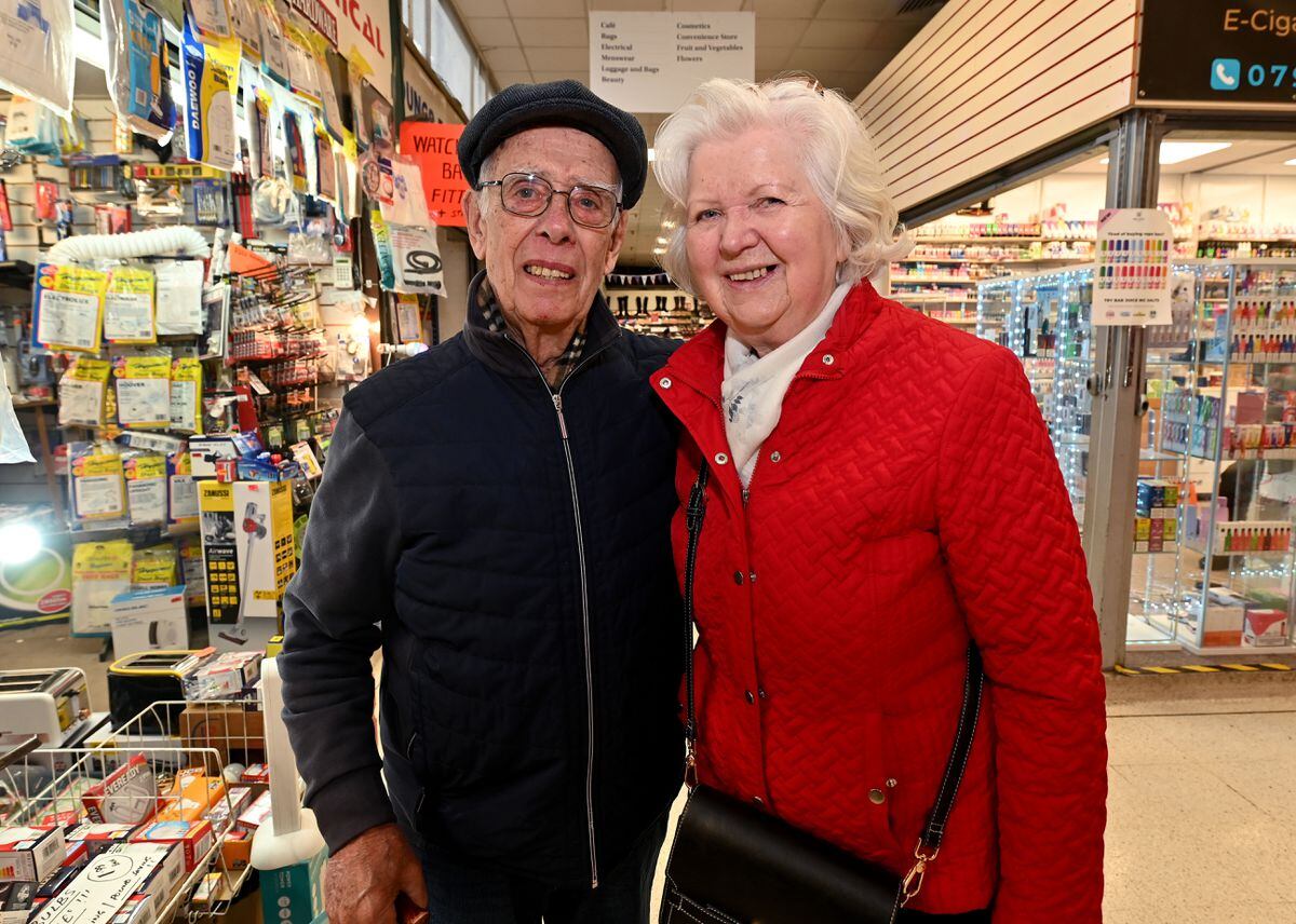 James and Joan Poulton both said the market was a cheap and familiar place