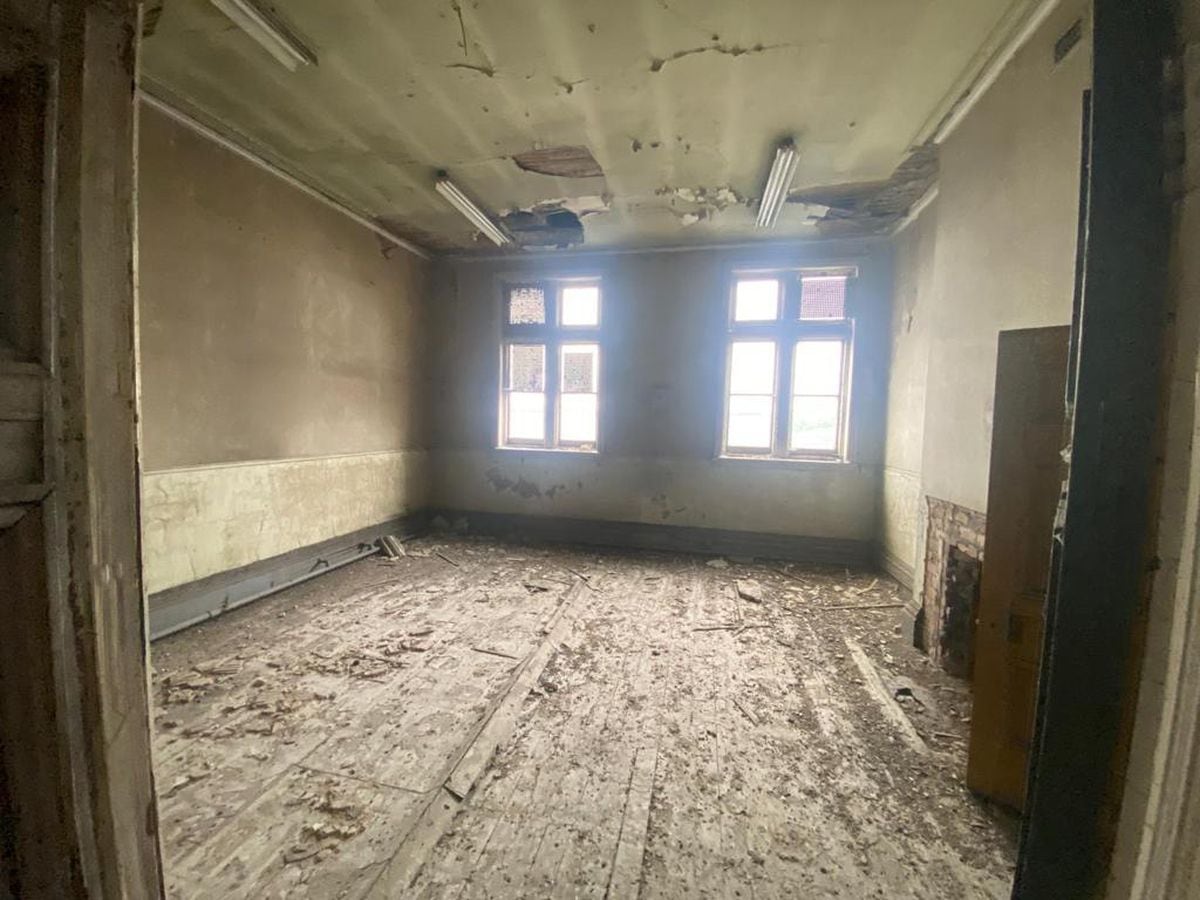 Inside the old offices for the Board of Guardians of Walsall Poor Law Union. Photo: The Online Property Agency