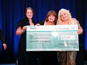 More than £33,000 was raised in aid of Promise Dreams