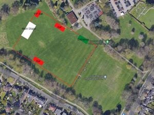 An overhead view detailing the location of the planned music event in Bantock Park. Photo: Wolverhampton Council