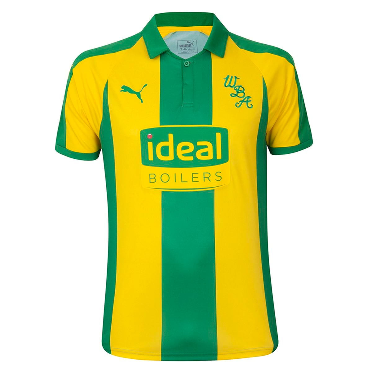 Albion's green and yellow third strip.