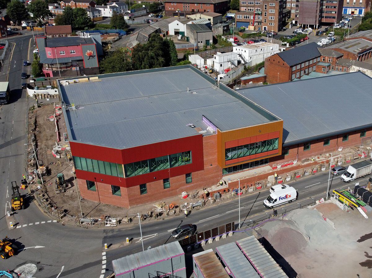 An ice rink and hotel is proposed for land opposite Dudley's new Duncan Edwards Leisure Centre