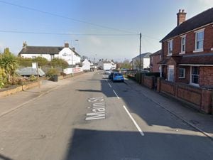 The attack took place on Main Street, Stonnall. Photo: Google