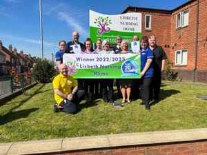 The staff at Lisbeth Nursing Home have celebrated the achievement 