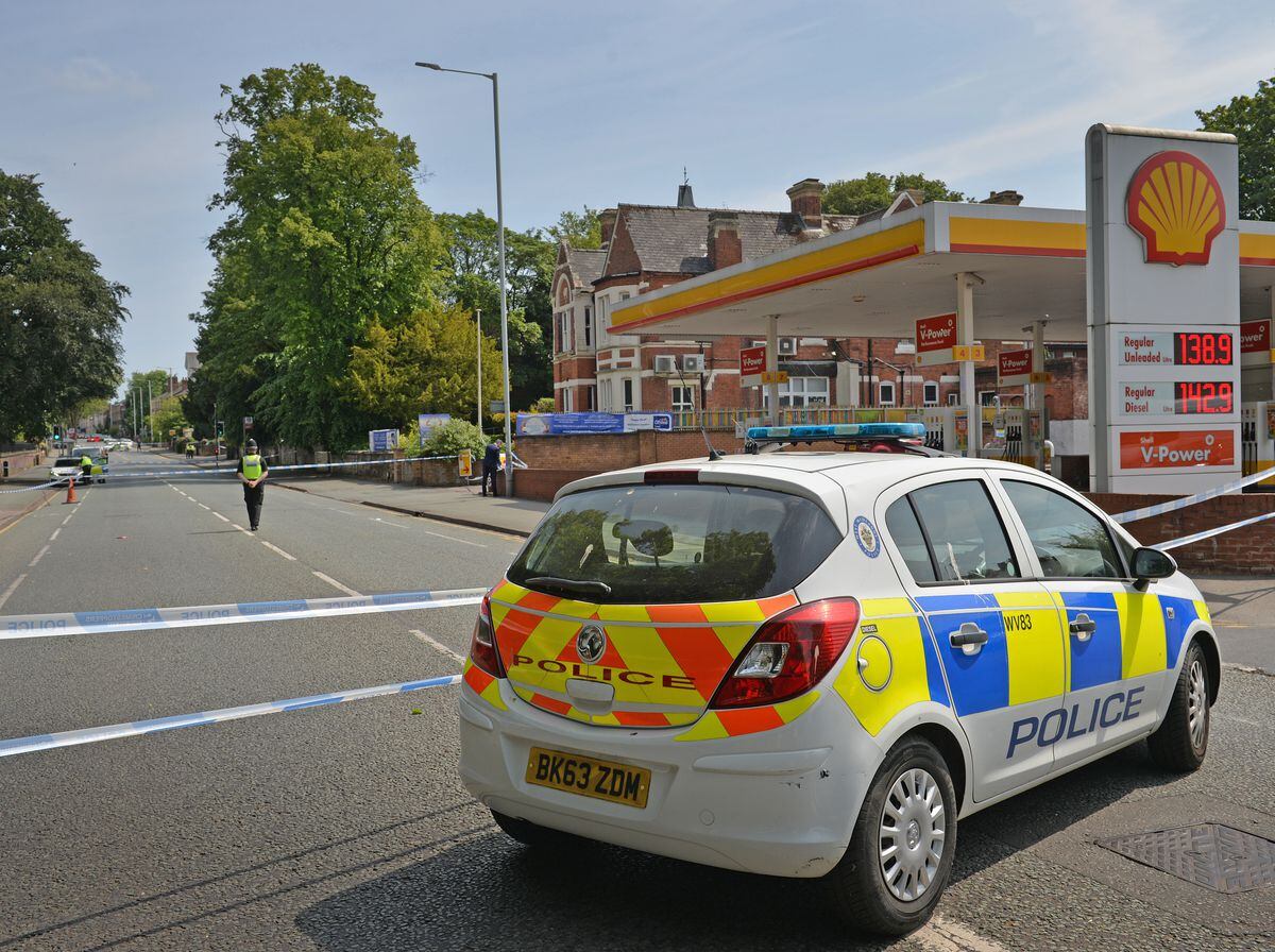 The area on Tettenhall Road between Haden Hill and Clark Road was closed throughout Monday while police investigated the scene