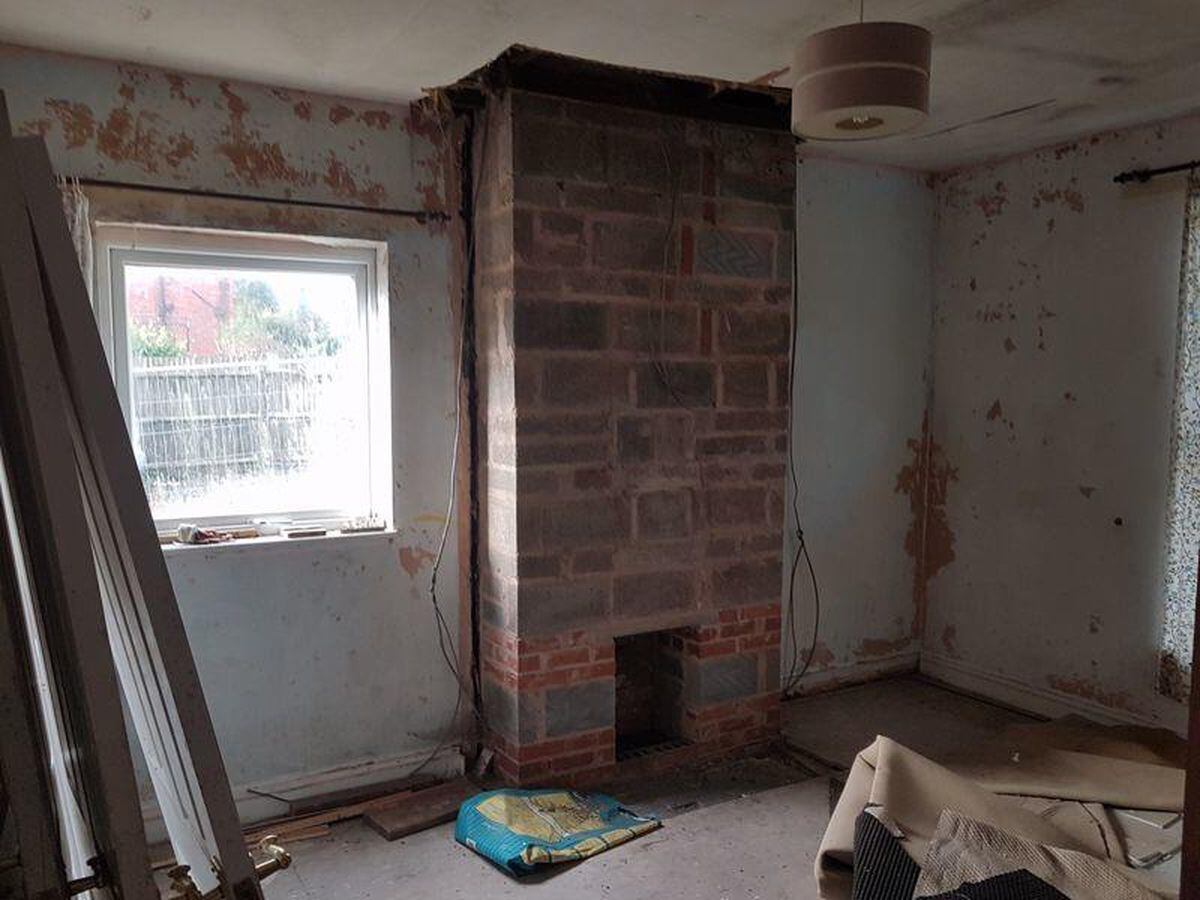 Inside the bungalow up for sale on Gorge Road, Sedgley. Photo: Cottons/Rightmove
