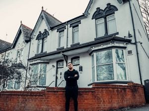 Property Developer Ste Hamilton outside his newly-purchased property