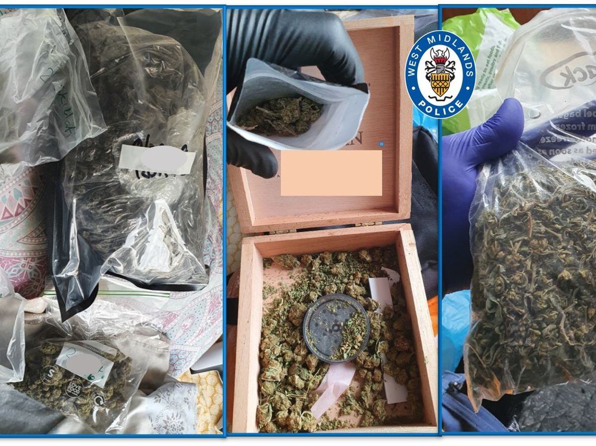 The haul of drugs and weapons were found at an address in Chapel Ash in Wolverhampton. Photo: West Midlands Police