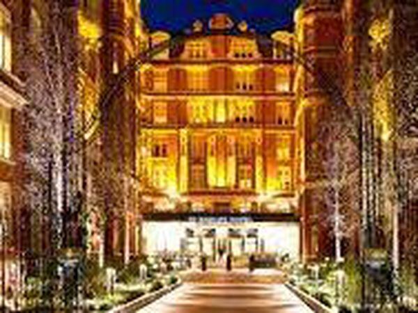 The spectacular entrance of St Ermin's Hotel