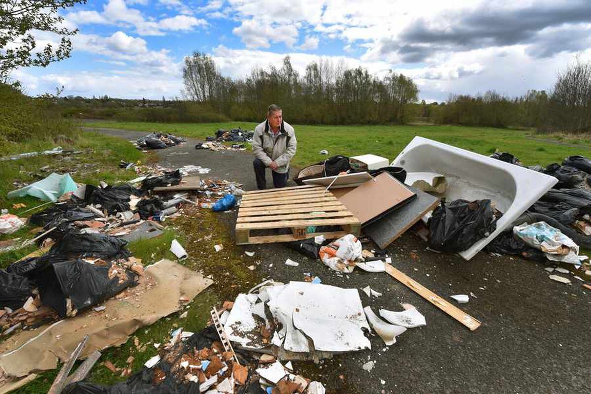'Young Steptoes' dumping rubbish in Walsall from their horse and cart