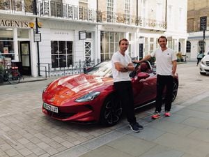 Twin British adventurers to drive from London to Shanghai in an electric car