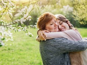 Hugging between households is allowed again from Monday, in England at least
