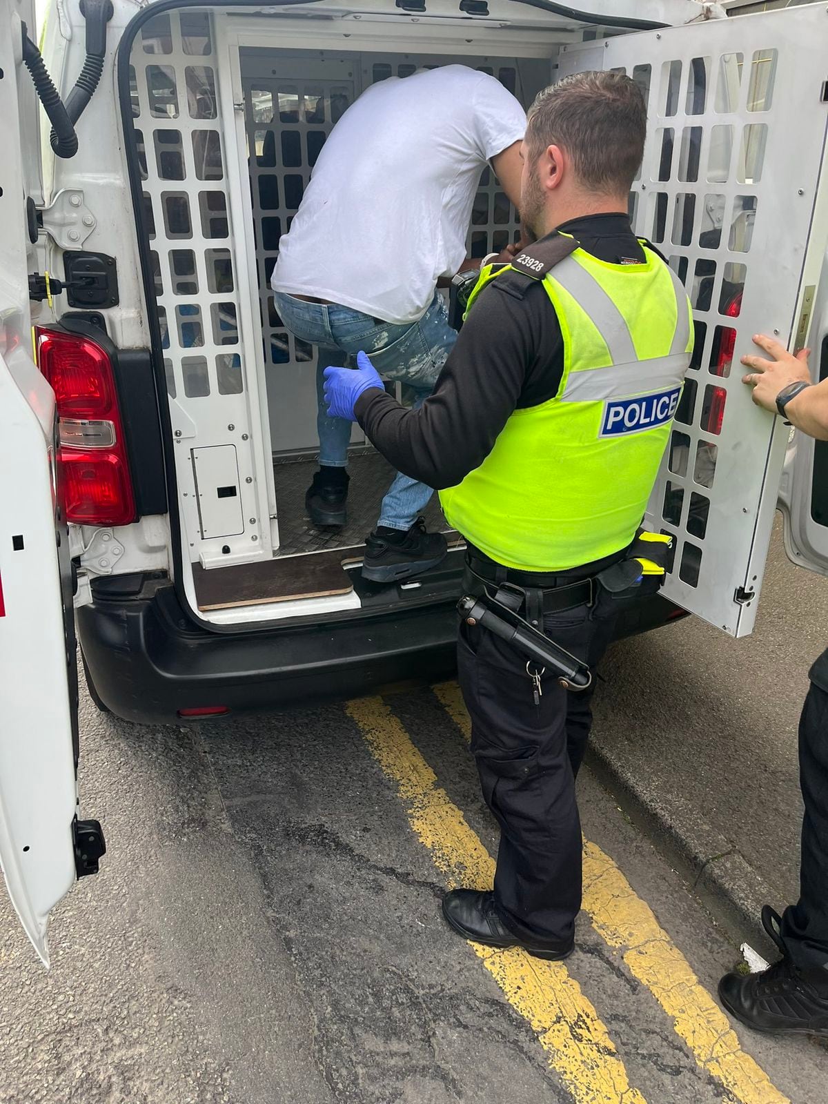 The man was arrested this morning. Photo: @DudleyTownWMP