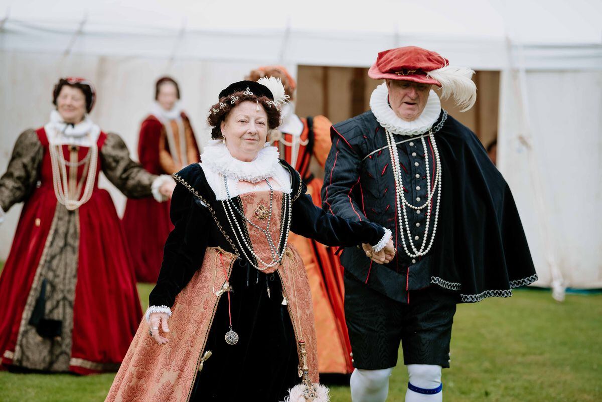 Members of dance group Courtesie at the festival