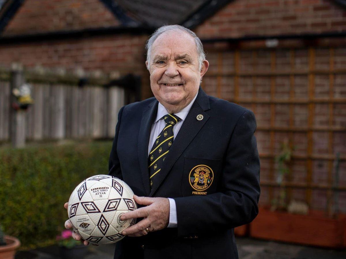 Harland and Wolff Welders Football secretary Fred Magee who has been awarded an MBE for services to association football in east Belfast
