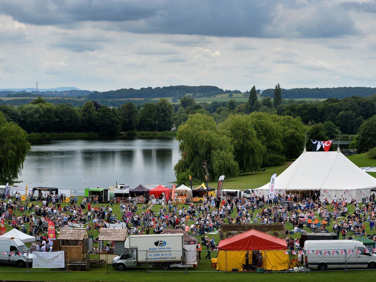 Black Country day is celebrated at Dudley Council's Black Country Musicom in the setting of Himley Hall