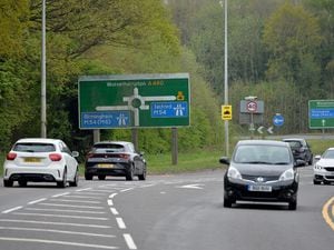 Currently, vehicles have to drive between the M54 and the M6 if they want to travel north on the M6