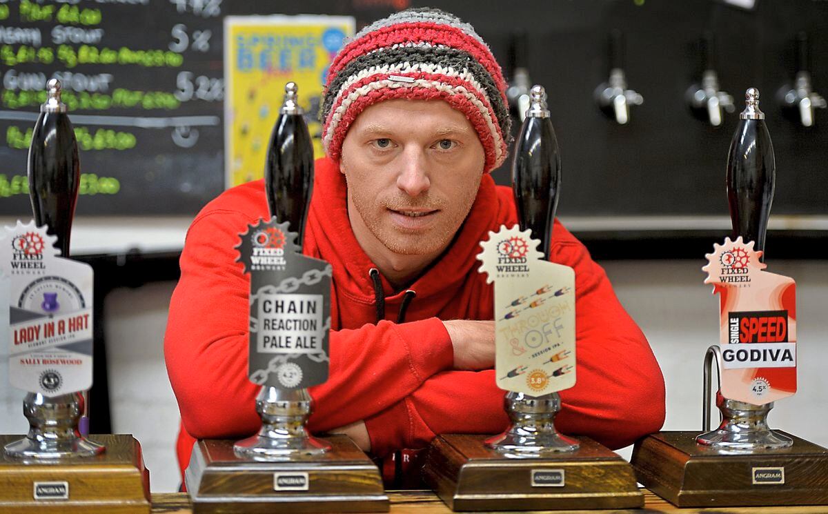 Fixed Wheel Brewery in Blackheath owned by head brewer cyclist Scott Povey