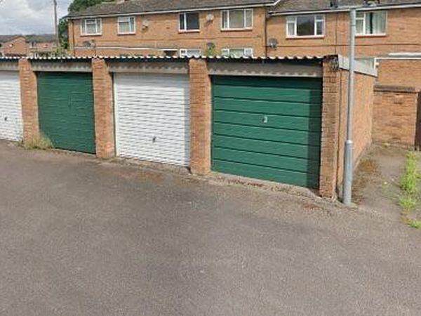 The garages at Birch Terrace, Burntwood. Photo: Google 