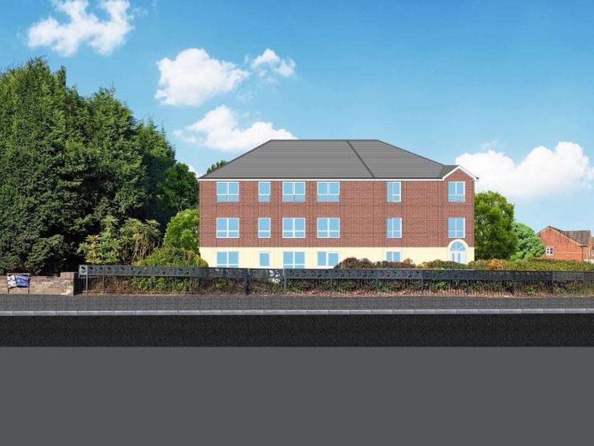 An artist impression of a planned apartment block on the old Walsall Wood Library site. PIC: RH Development (Midlands) Limited