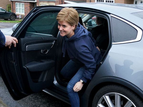 Outgoing Scottish First Minister Nicola Sturgeon