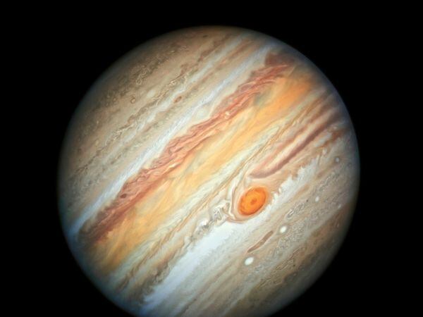 The planet Jupiter, captured by the Hubble Space Telescope (Nasa, ESA, A. Simon/Goddard Space Flight Centre, M.H. Wong/University of California, Berkeley via AP)