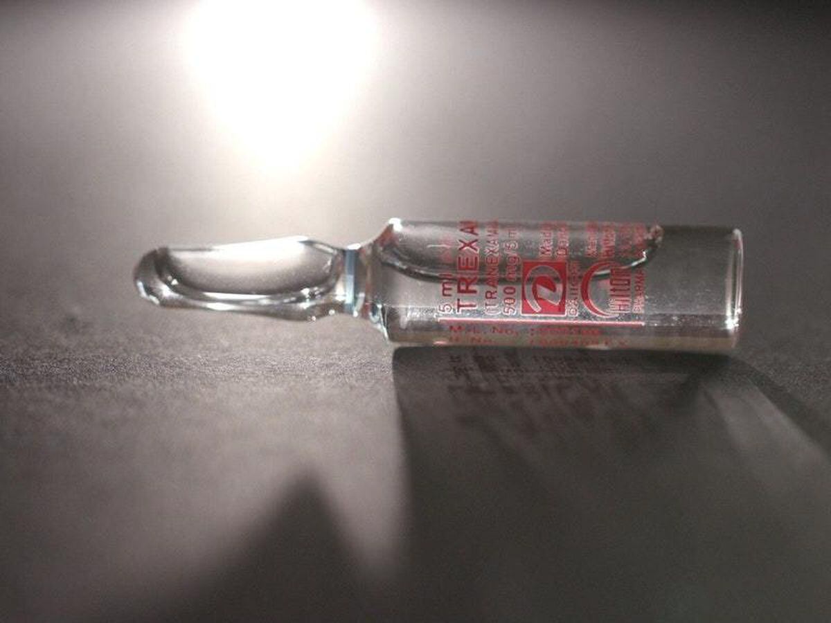 A vial of TXA