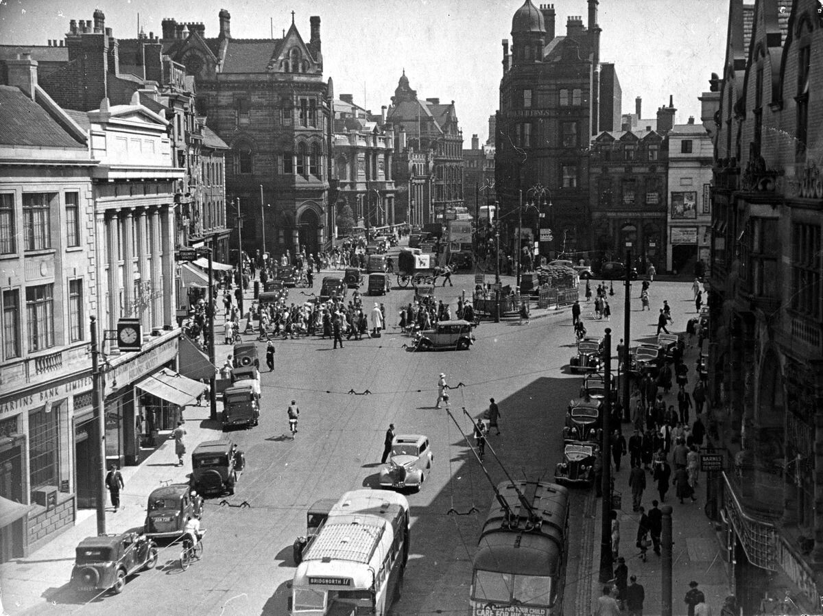 Queen Square, Wolverhampton, 1944