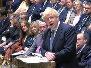 Boris Johnson speaking at PMQs on Wednesday