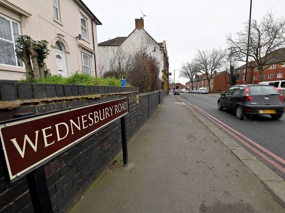 The shooting happened on Wednesbury Road 