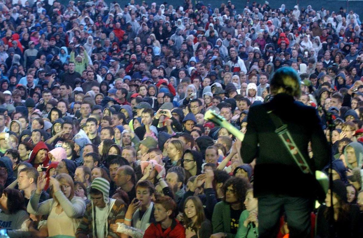 Thousands turned out to watch The Feeling performing at Birches Valley on Cannock Chase