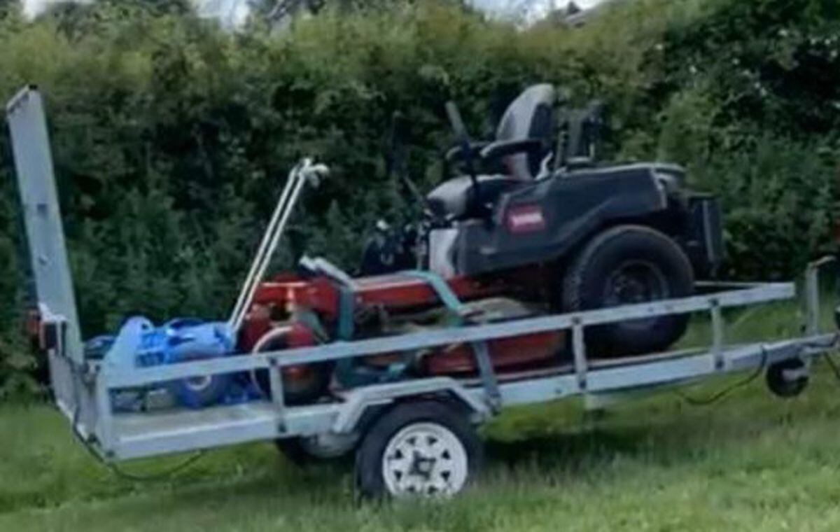 The trailer is believed to have been seen at a property in Stafford