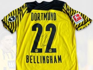 Jude Bellingham's Borussia Dortmund shirt has been donated