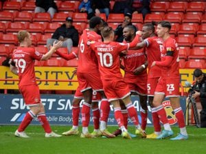 Walsall players celebrate