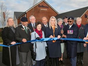 Veterans join the launch of the Fradley showhome
