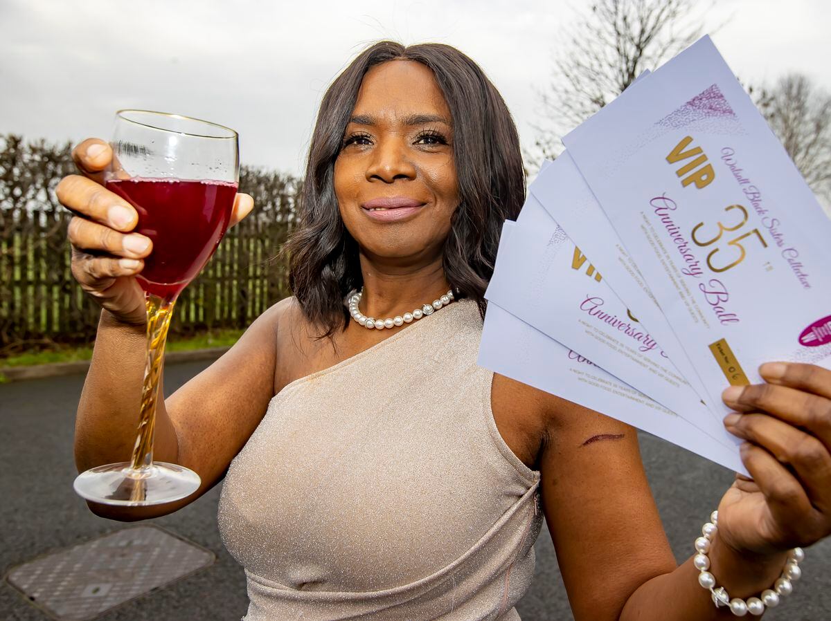 WALSALL COPYRIGHT MNA JONATHAN HIPKISS 24/12/21.Walsall Black Sisters Collective are celebrating their 35th anniversary next year with a black-tie ball and tickets are now on sale. .Pictured director Maureen Lewis.