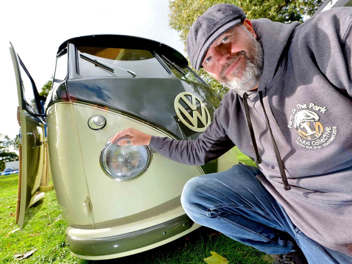 Himley Hall and the Dubs Collective organised the Part in the Park (VW event). Pic of organiser: Darren Jones from Stourbridge..